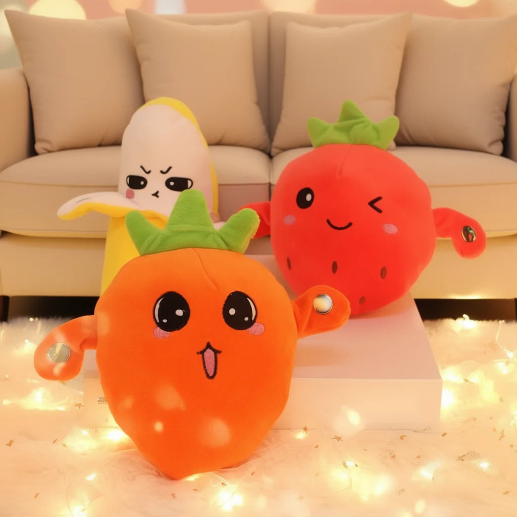 Banana Rhythm Sensing Plush Toy for Kids