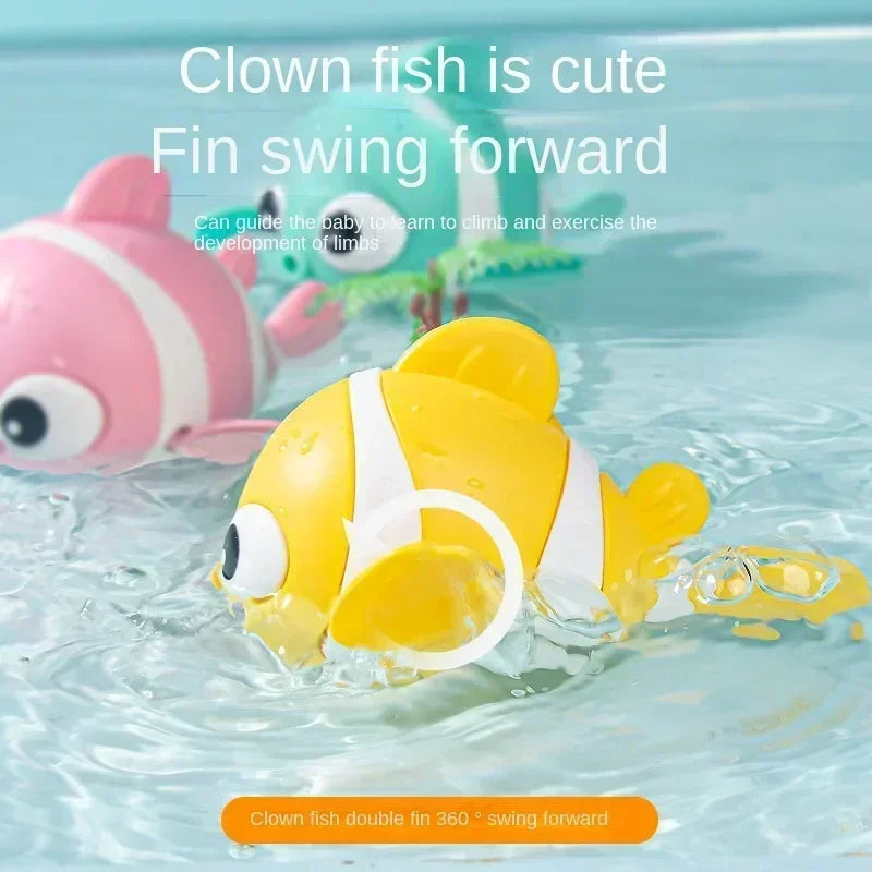 Wind-Up Floating Clownfish Bath Toy