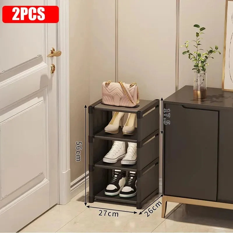 Stackable Fabric Shoe Rack