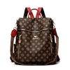 Women's Genuine Leather Backpack with Multiple Pockets