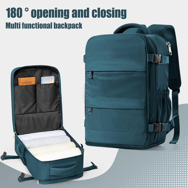 Compact 40L Cabin-Size Travel Backpack
