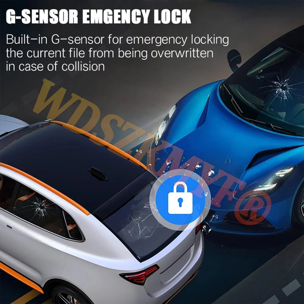 4-Channel 1080P Dash Cam with WiFi and 24H Parking Monitor