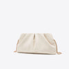 Elegant Chain Shoulder Bag with Crystal Accents