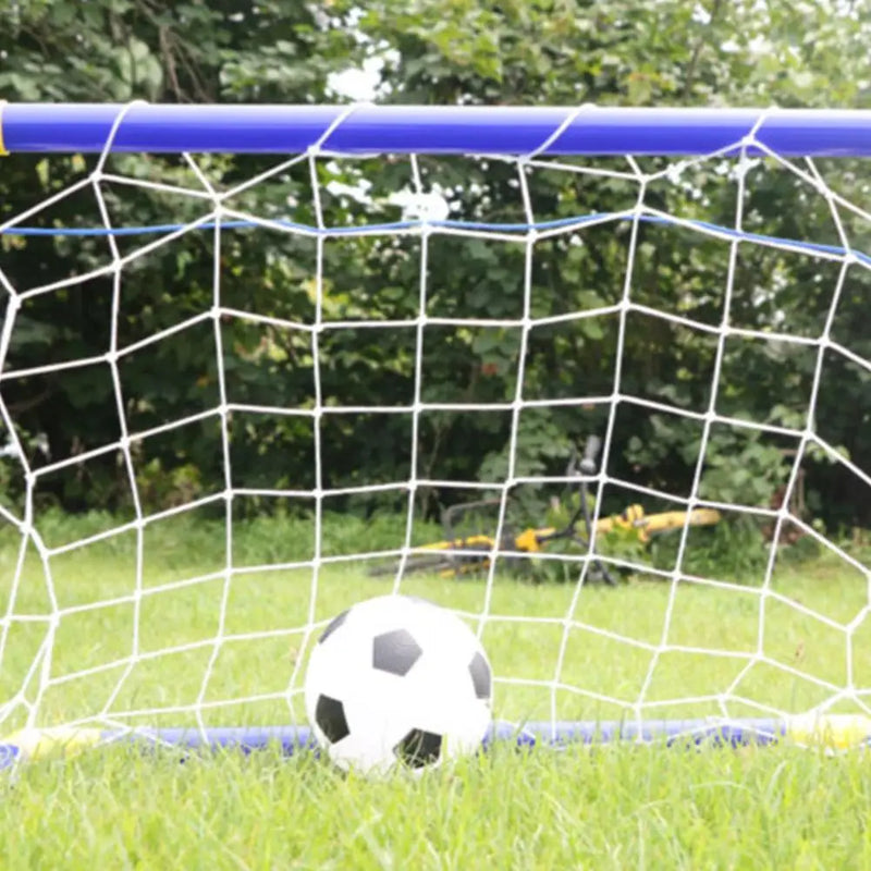 Tragbares Mini-Fußballtor-Set mit Ball und Pumpe