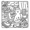 Cat Moments Adult Coloring Book