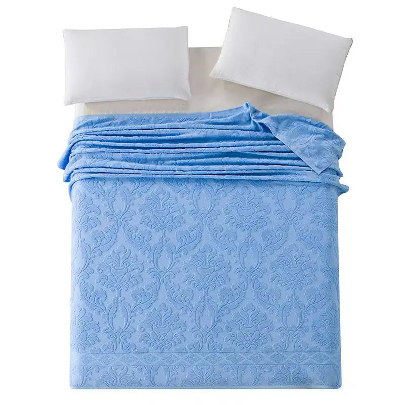 Couverture en coton jacquard