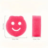 Smiley Face Color-Changing Cleaning Sponges (7-Pack)