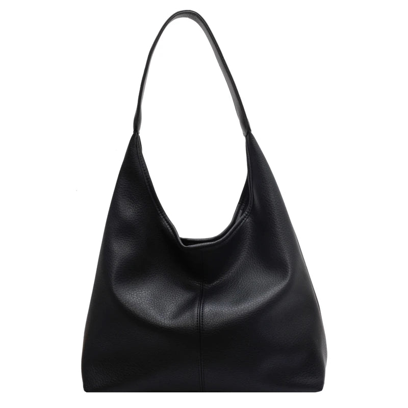 Soft PU Leather 2-in-1 Tote Bag with Detachable Mini Purse