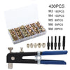 150-Piece Rivet Nut Kit with Gun and Mandrels