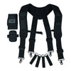 Heavy-Duty Padded Tool Belt Suspenders with Detachable Phone Holder