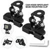 Universal Stainless Steel LED Light Bar Mounting Brackets (Pair)