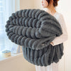 Thick Striped Multifunctional Blanket