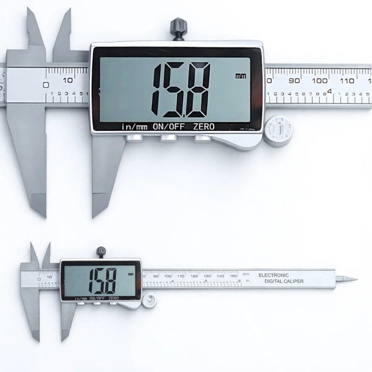 Digital Vernier Caliper 6-Inch with Large LCD Display