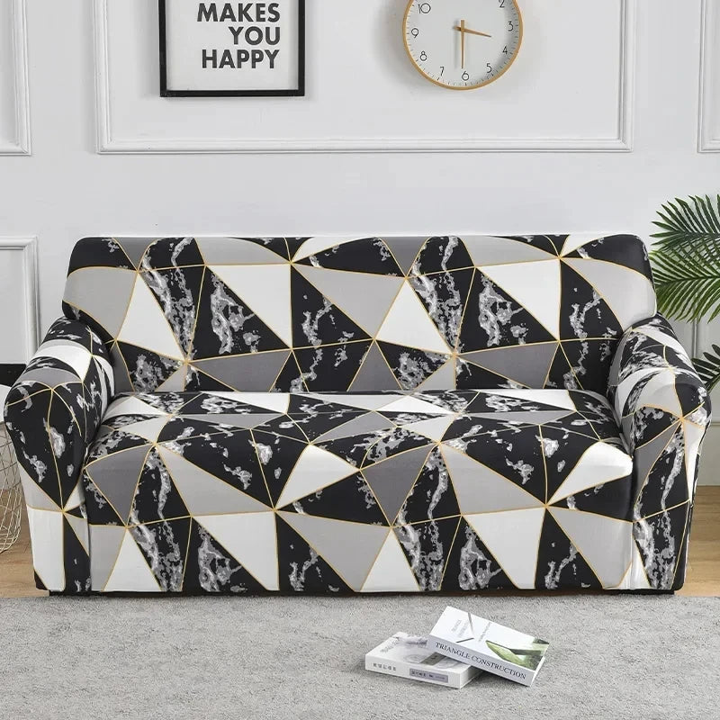 Floral Print Stretch Sofa Cover