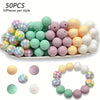 Soft Silicone Floral Beads for Jewelry Making