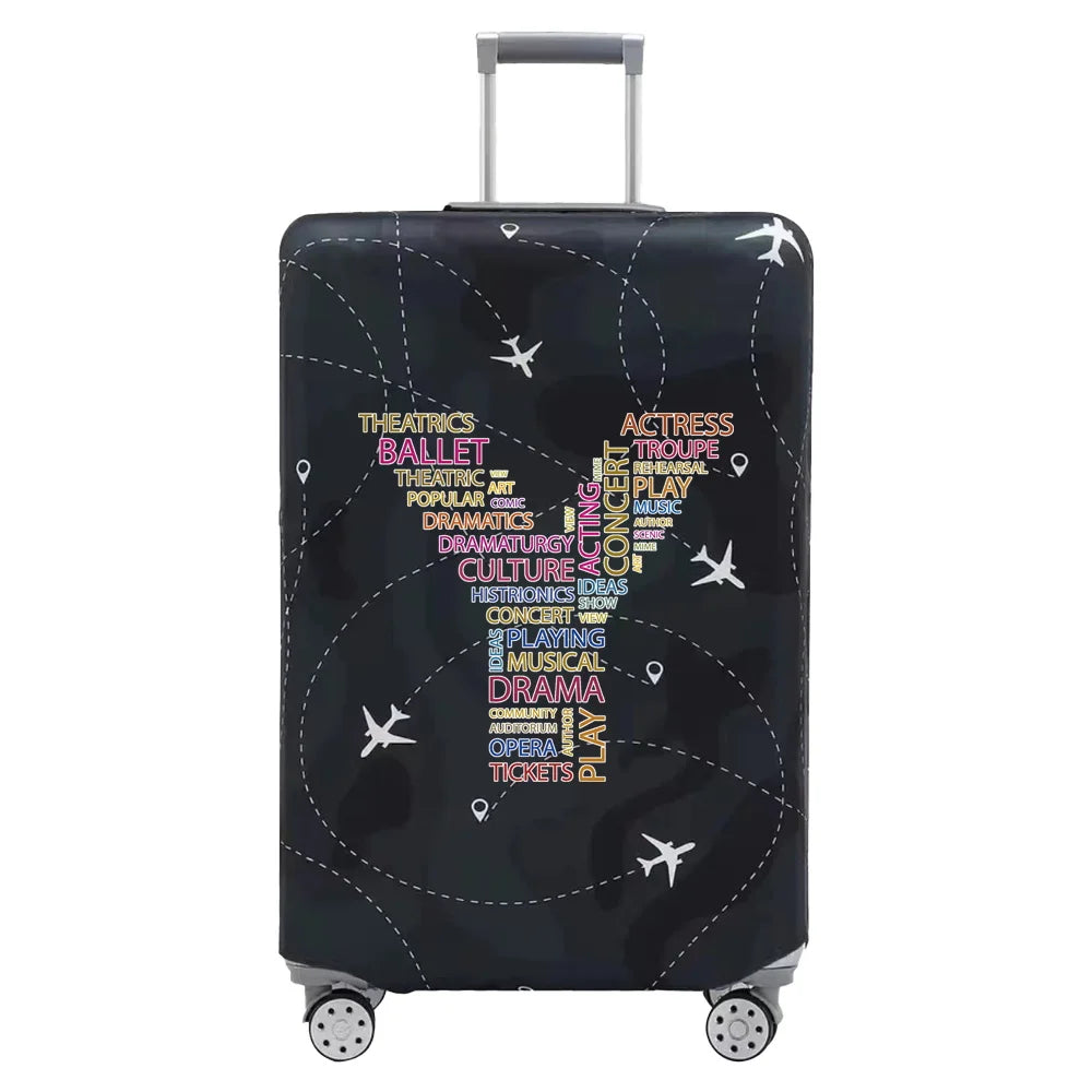 Stretch Fabric Luggage Cover for Suitcases (18-32 Inch)