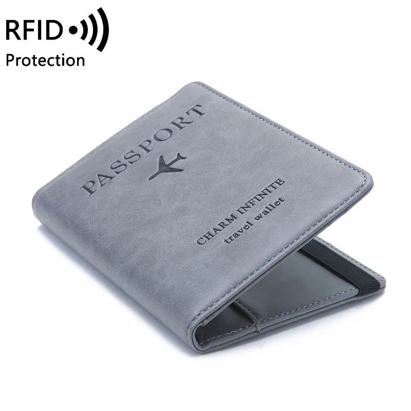 RFID-Blocking Passport Holder with Card Slots