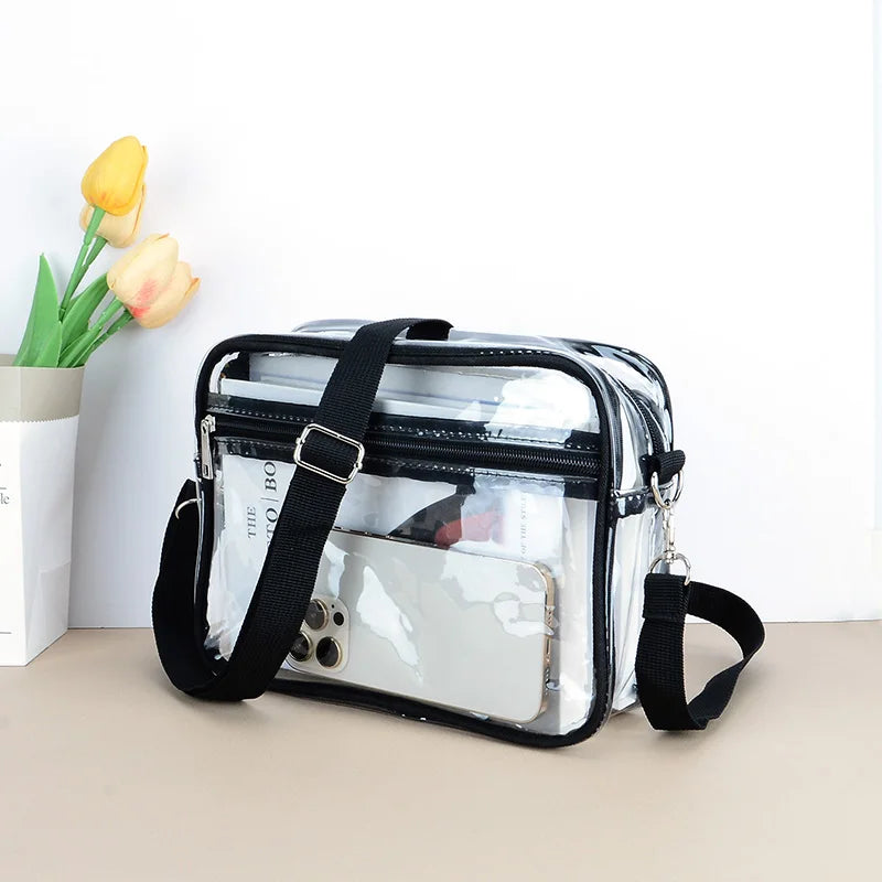 Clear PVC Crossbody Bag