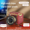 Retro-Inspired Digital Camera with 16x Digital Zoom