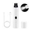 Quiet Electric Pet Nail Grinder with USB Rechargeable Battery & LED Light
