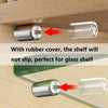 Self-Tapping Shelf Support Pins with Non-Slip Silicone Sleeves
