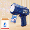 Automatic Bubble Blower Gun with Rocket Launcher