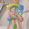 Rainbow Plush Car Hanging Toy with Jingle Bell