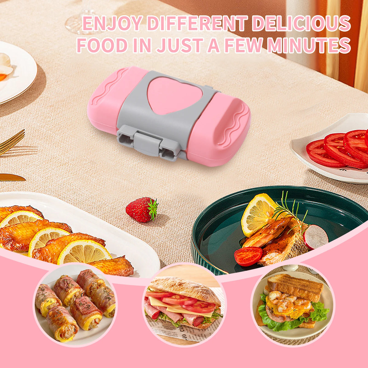 Appareil à Sandwichs et Petit-Déjeuners Compact