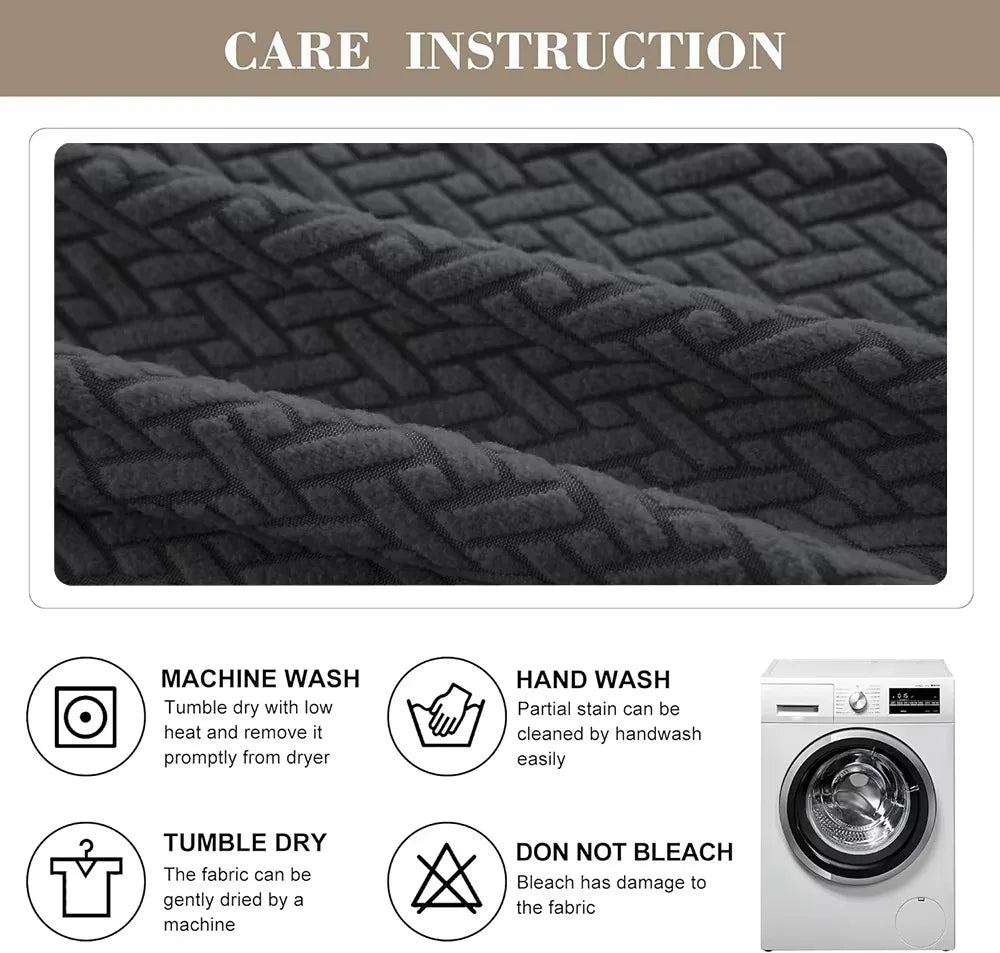 Cat-Proof Sofa Seat Cushion Cover – Scratch-Resistant & Waterproof