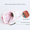 Shark Fin Car Antenna with FM/AM Signal Booster