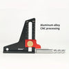 A precision aluminum height setting gauge for table saws and router tables with a graduated scale.