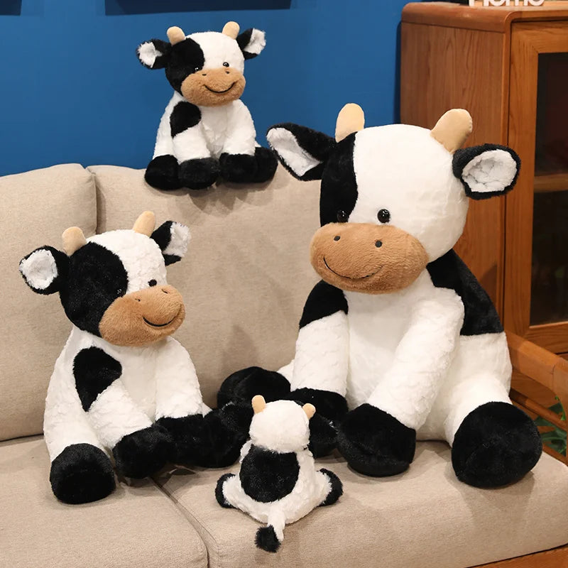 Huggable Plush Cow Toy – Super Soft Stuffed Animal for Kids & Adults