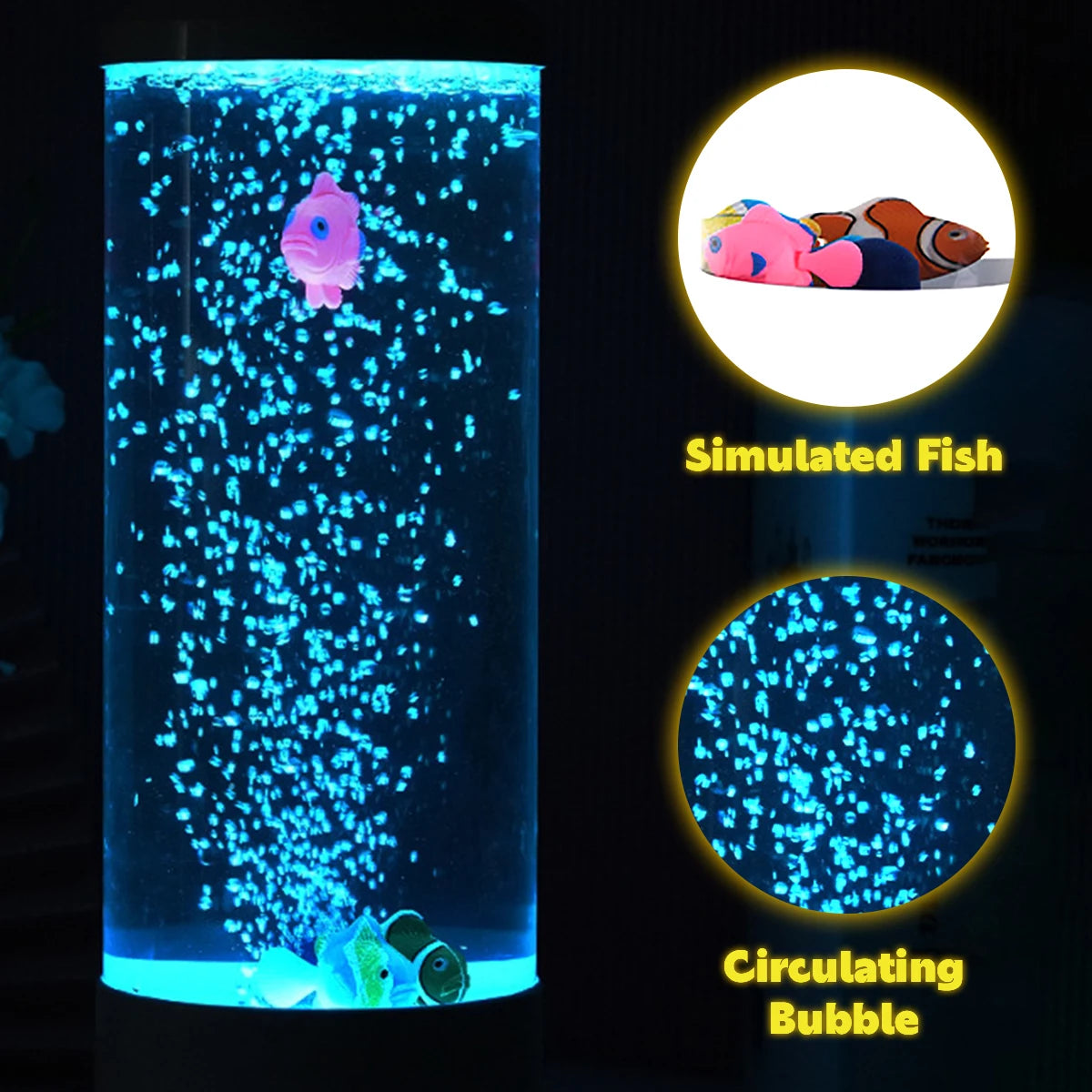 Multi-Color LED Aquarium Fish Lamp