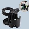 2-in-1 Rotating Cup and Phone Holder for Strollers