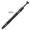 A black precision pick-up claw with a textured grip and a pointed tip for jewelry making.