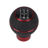 Universal Aluminum Alloy Shift Knob with Leather Grip