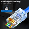RJ45 Pass-Through Connectors with Gold-Plated Contacts