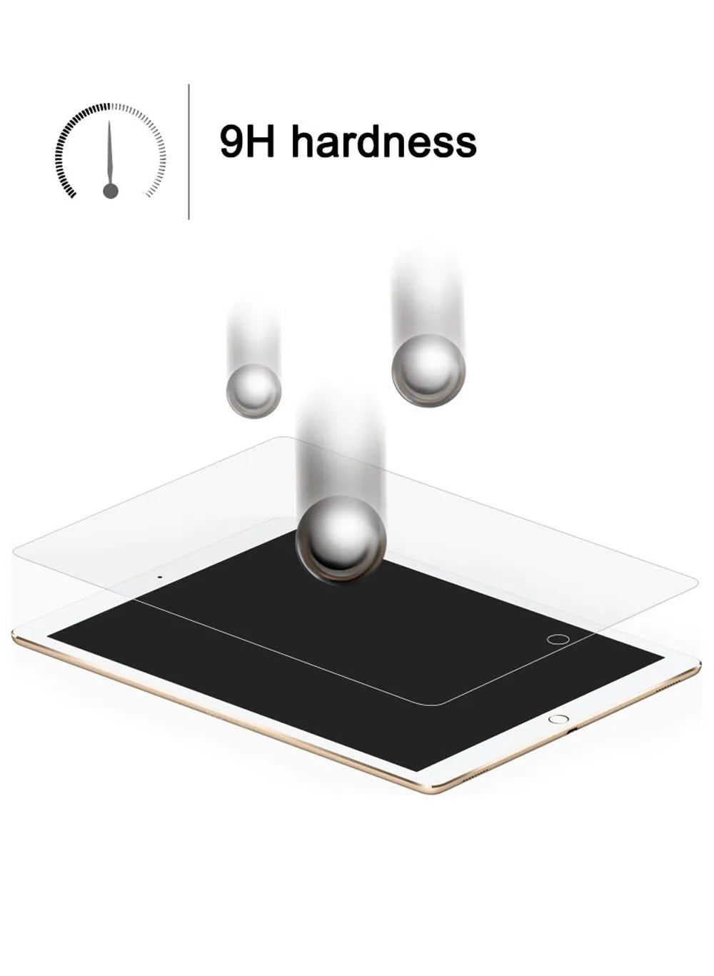 HD Tempered Glass Screen Protector for iPad (2-Pack)