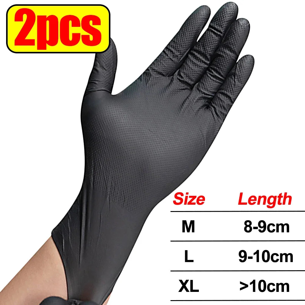 Heavy-Duty Textured Nitrile Work Gloves