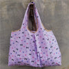 Foldable Eco-Friendly Shopping Bag with Cartoon Print