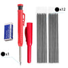 Precision Carpenter's Mechanical Pencil with Integrated Sharpener
