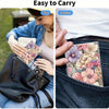 Elegant Floral Metal Card Holder with RFID Protection