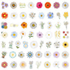 Waterproof Daisy Flower Sticker Pack for DIY Decor