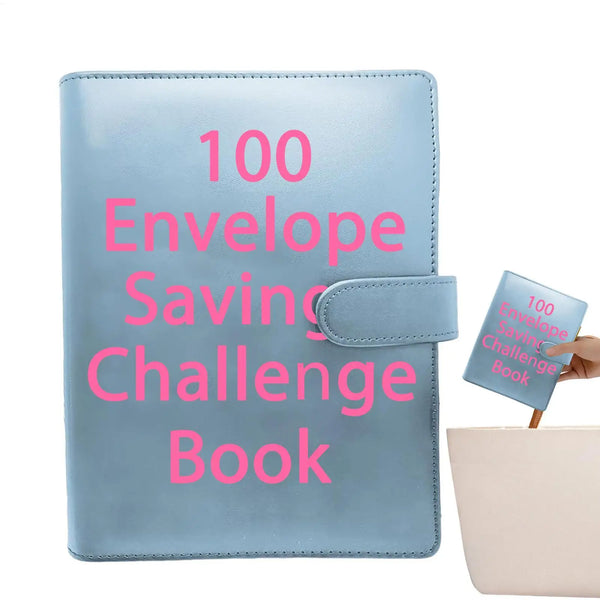 دفتر تحدي ميزانية بأظرف 100