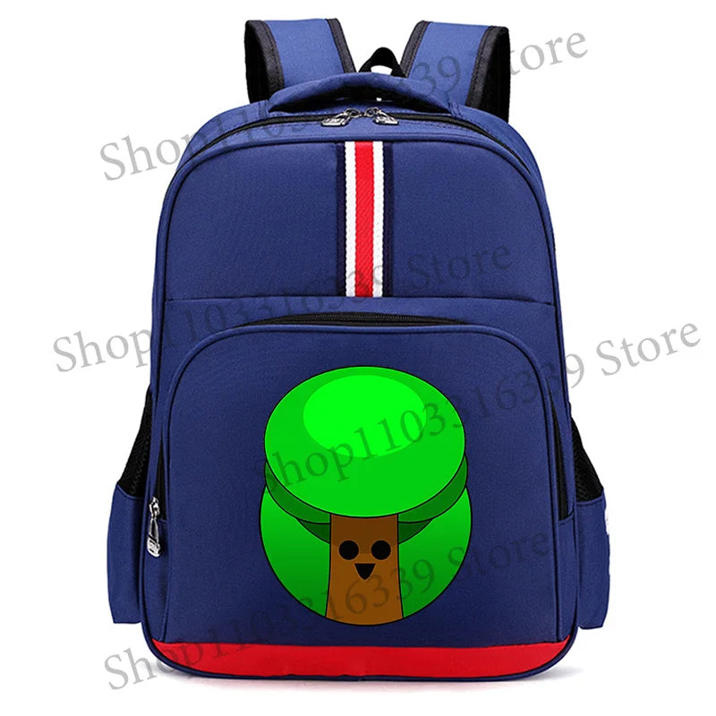 Sprunki Cartoon Backpack – Large Capacity Rucksack for Teens and Adults