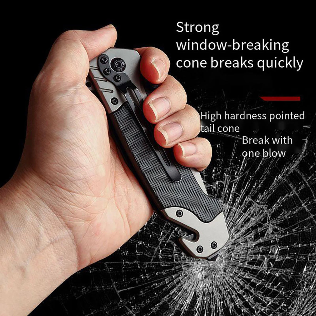 Stainless Steel Folding Pocket Knife for Outdoor Adventures