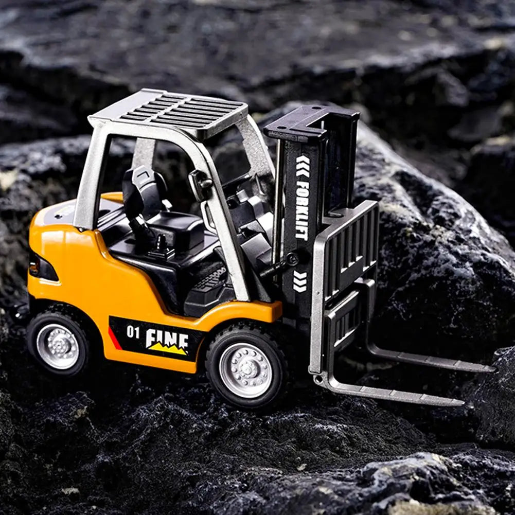 1:64 Scale Remote Control Forklift with Bluetooth and Realistic Lifting