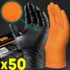 Heavy-Duty Textured Nitrile Work Gloves