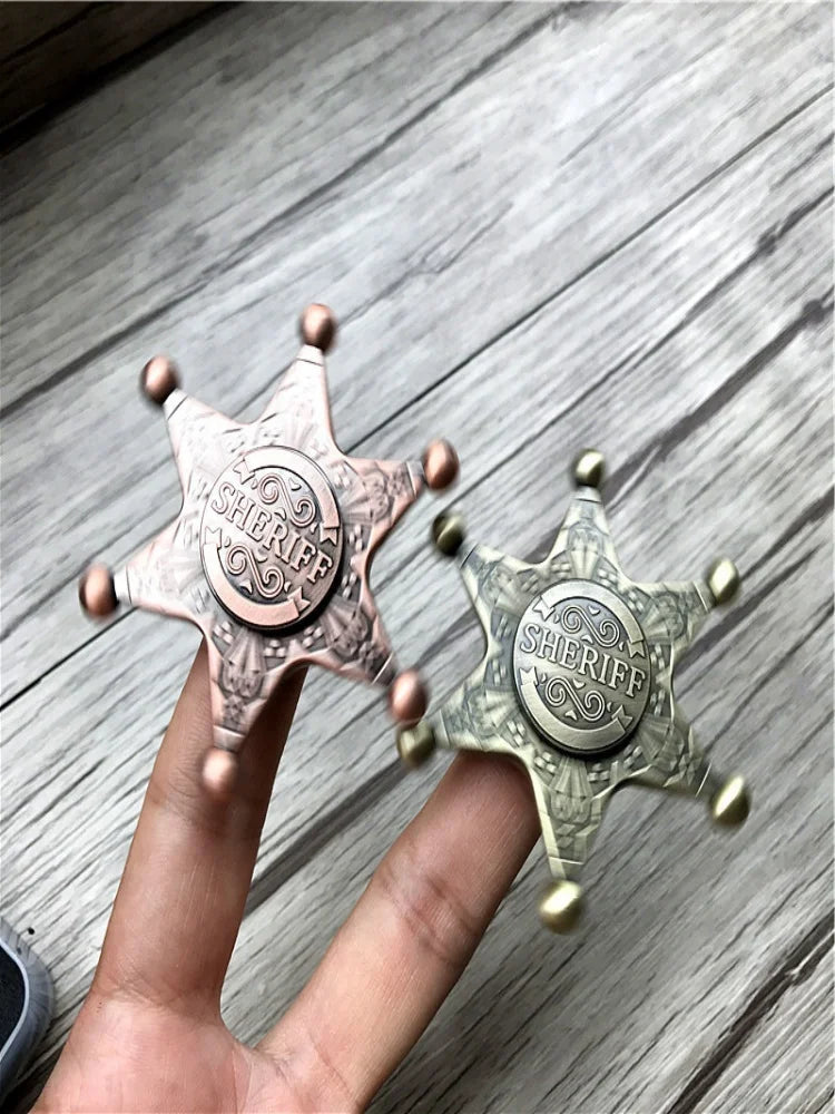 Hexagonal Metal Fidget Spinner for Stress Relief