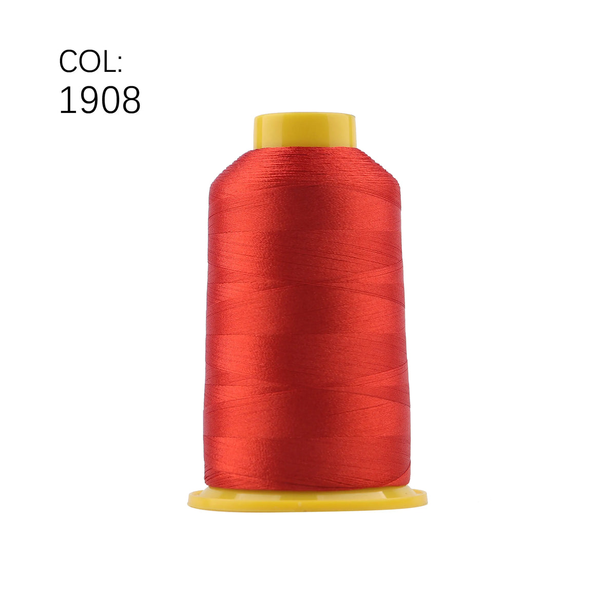 High-Tenacity Polyester Embroidery Thread (120D/2, 40wt) for Home & Industrial Machines